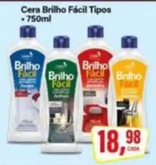 Rede Supermarket Cera brilho fácil tipos oferta