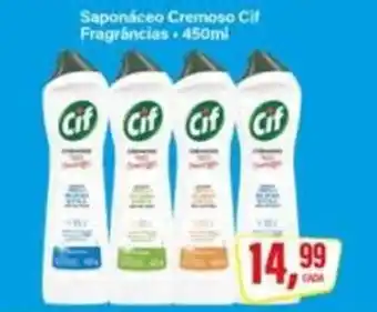 Rede Supermarket Saponáceo Cremoso Cif Fragrâncias oferta
