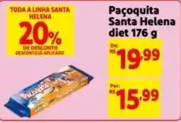 Mercado Extra Paçoquita Santa Helena diet oferta