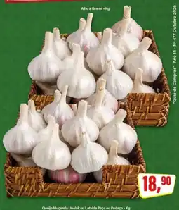 Rede Supermarket Alho a granel oferta