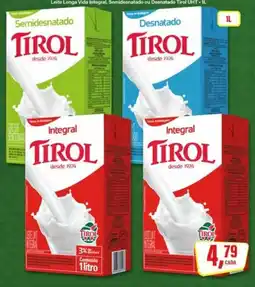 Rede Supermarket Leite longa vida integral oferta