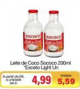 Spani Atacadista Leite de Coco Sococo oferta
