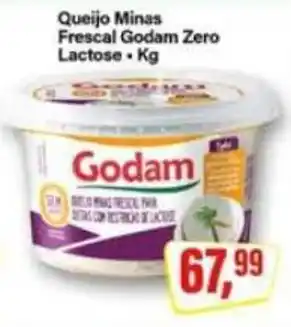 Rede Supermarket Queijo Minas Frescal Godam Zero Lactose oferta