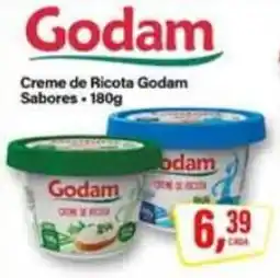 Rede Supermarket Creme de Ricota Godam Sabores oferta