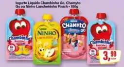 Rede Supermarket Iogurte líquido chambinho go, chamyto go ou ninho lancheirinha pouch oferta