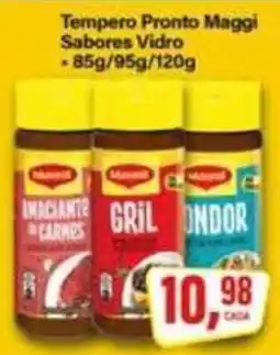 Rede Supermarket Tempero pronto maggi sabores vidro oferta