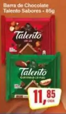 Rede Supermarket Barra de Chocolate Talento Sabores oferta