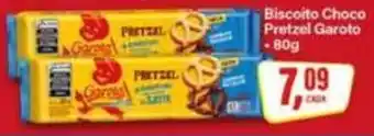 Rede Supermarket Biscoito Choco Pretzel Garoto oferta