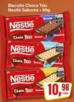 Rede Supermarket Biscoito Choco Trio Nestlé Sabores oferta