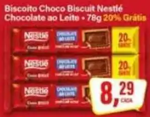 Rede Supermarket Biscoito Choco Biscuit Nestlé oferta