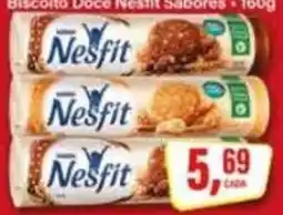 Rede Supermarket Biscoito Doce Nesfit Sabores oferta