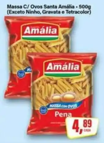 Rede Supermarket Massa c/ ovos santa amália oferta