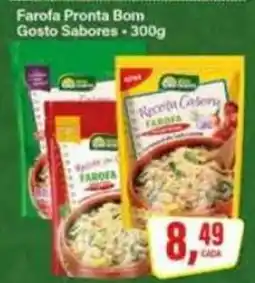 Rede Supermarket Farofa Pronta Bom Gosto Sabores oferta