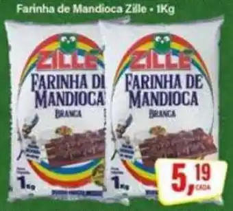 Rede Supermarket Farinha de Mandioca Zille oferta