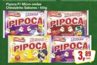 Rede Supermarket Pipoca p/ micro-ondas chinezinho sabores oferta