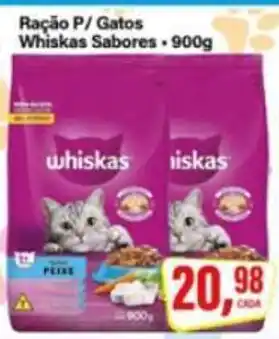 Rede Supermarket Ração P/ Gatos Whiskas Sabores oferta