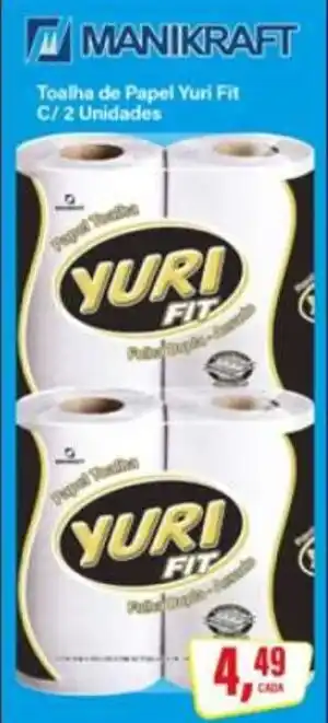 Rede Supermarket Toalha de Papel Yuri Fit oferta