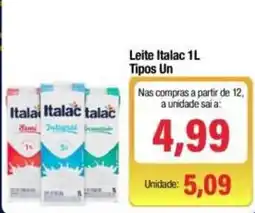 Spani Atacadista Leite italac 1l tipos un oferta
