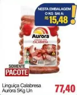Spani Atacadista Linguiça Calabresa Aurora oferta