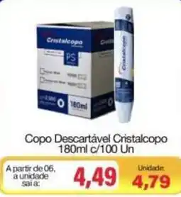 Spani Atacadista Copo Descartável Cristalcopo oferta