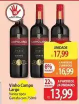 Atacadão Campo largo - vinho oferta