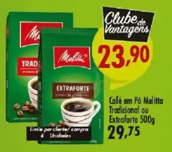 Confiança Supermercados Café em Pó Melitta Tradicional ou Extraforte oferta