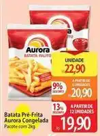 Atacadão Aurora - batata pre-frita congelada oferta