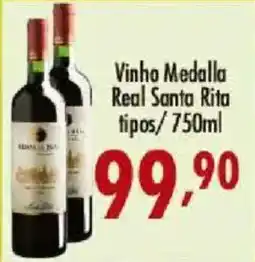 Confiança Supermercados Vinho Medalla Real Santa Rita oferta