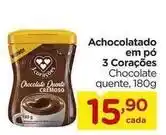 Carrefour 3 corações - achocolatado em pó oferta