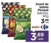 Carrefour Piraquê - snack de batata oferta