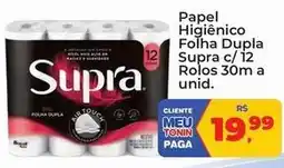 Tonin Superatacado Supra - papel higiênico folha dupla oferta