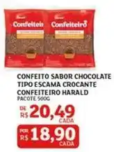 Assaí Atacadista Harald - confeito sabor chocolate tipo escama crocante confeiteiro oferta
