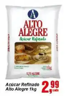Negreiros Açúcar Refinado Alto Alegre oferta