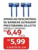 Assaí Atacadista Gillette - aparelho descartável de barbear ultragrip prestobarba oferta