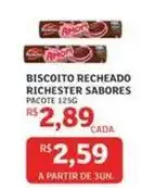 Assaí Atacadista Richester - biscoito recheado oferta