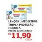 Assaí Atacadista Huggies - lenços umedecidos tripla proteção oferta