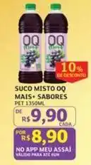Assaí Atacadista Mais sabor - suco misto oq oferta