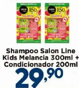 Confiança Supermercados Shampoo Salon Line Kids Melancia oferta