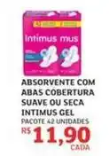 Assaí Atacadista Intimus - absorvente com abas cobertura suave ou seca gel oferta
