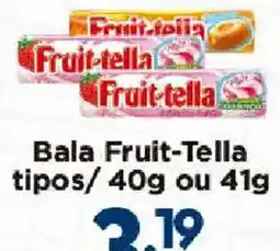Confiança Supermercados Bala Fruit-Tella oferta