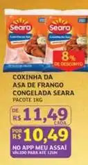 Assaí Atacadista Seara - coxinha da asa de frango congelada oferta