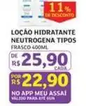 Assaí Atacadista De - loção hidratante neutrogena tipos oferta