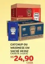 Assaí Atacadista Heinz - catchup ou maionese em sachê oferta