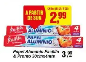 Negreiros Papel Alumínio Facilita & Pronto oferta