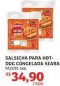 Assaí Atacadista Seara - salsicha para hot dog congelada oferta
