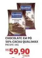 Assaí Atacadista Qualimax - chocolate em po 50% cacau oferta