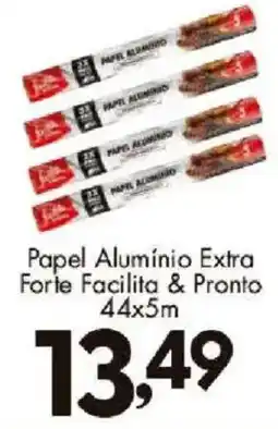 Confiança Supermercados Papel alumínio extra forte facilita & pronto oferta