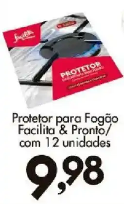 Confiança Supermercados Protetor para Fogão Facilita & Pronto oferta
