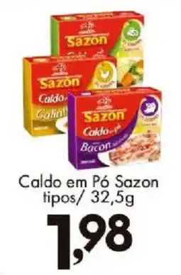 Confiança Supermercados Caldo em Pó Sazon oferta