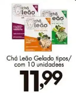Confiança Supermercados Chá Leão Gelado oferta